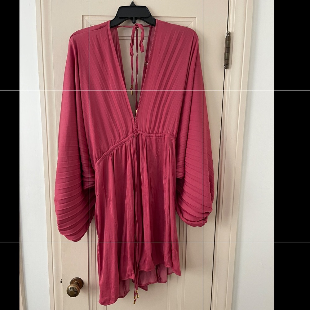 NWT Free People Arzel Mini Dress long-sleeve